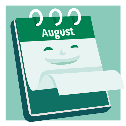 August Kalender